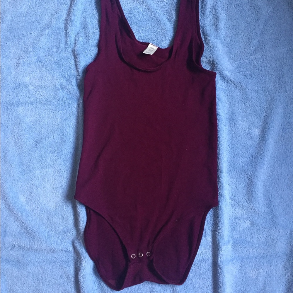 SALE Victoria’s Secret Body Suit Burgundy Small
